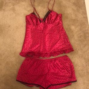 Apt. 9 Pink with Black Polka Dot Pajamas